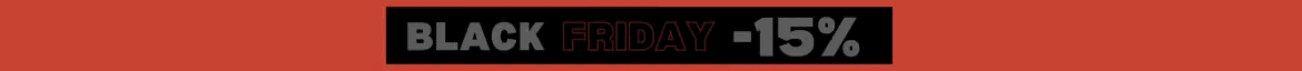 Black Friday 15% 